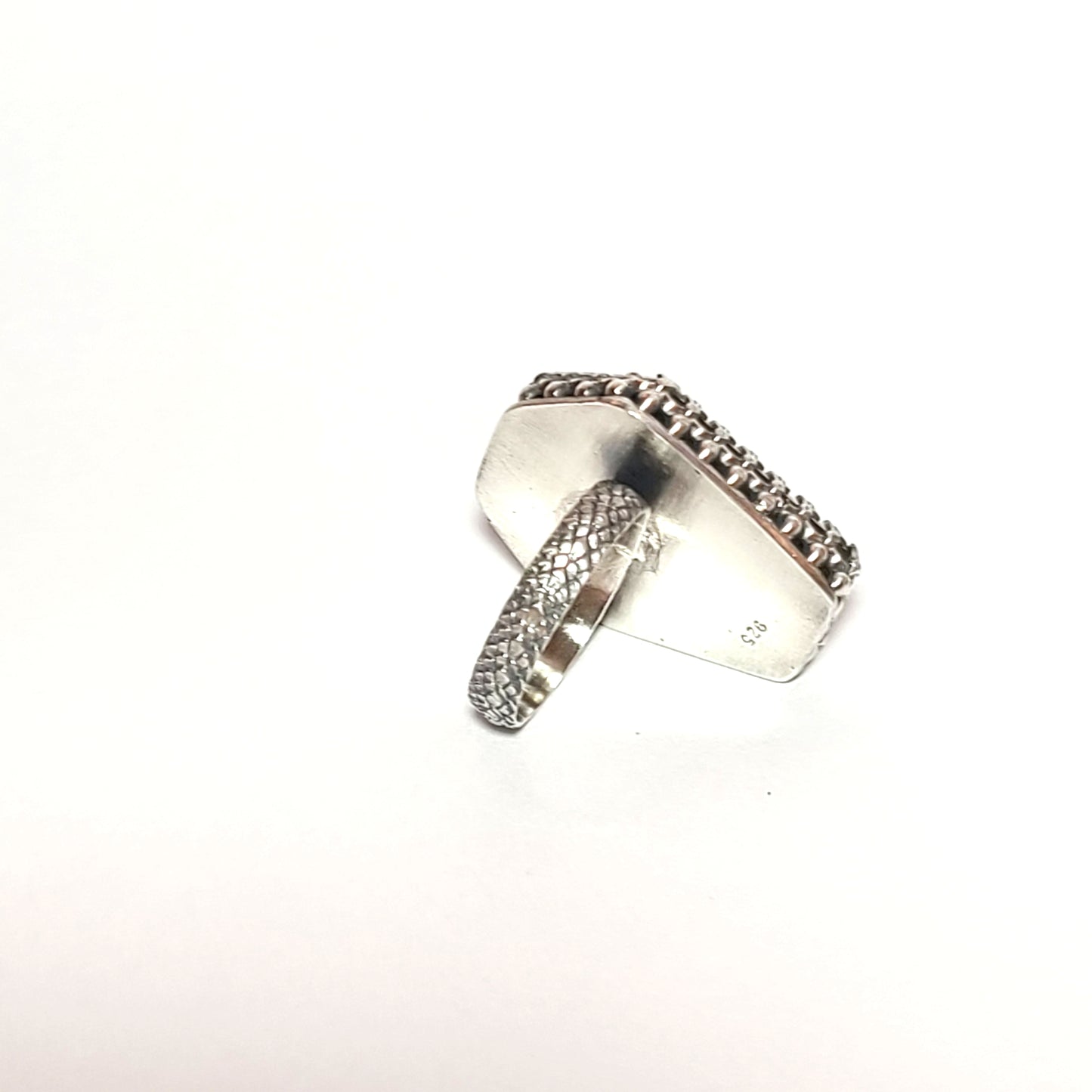 Labradorite Coffin Ring