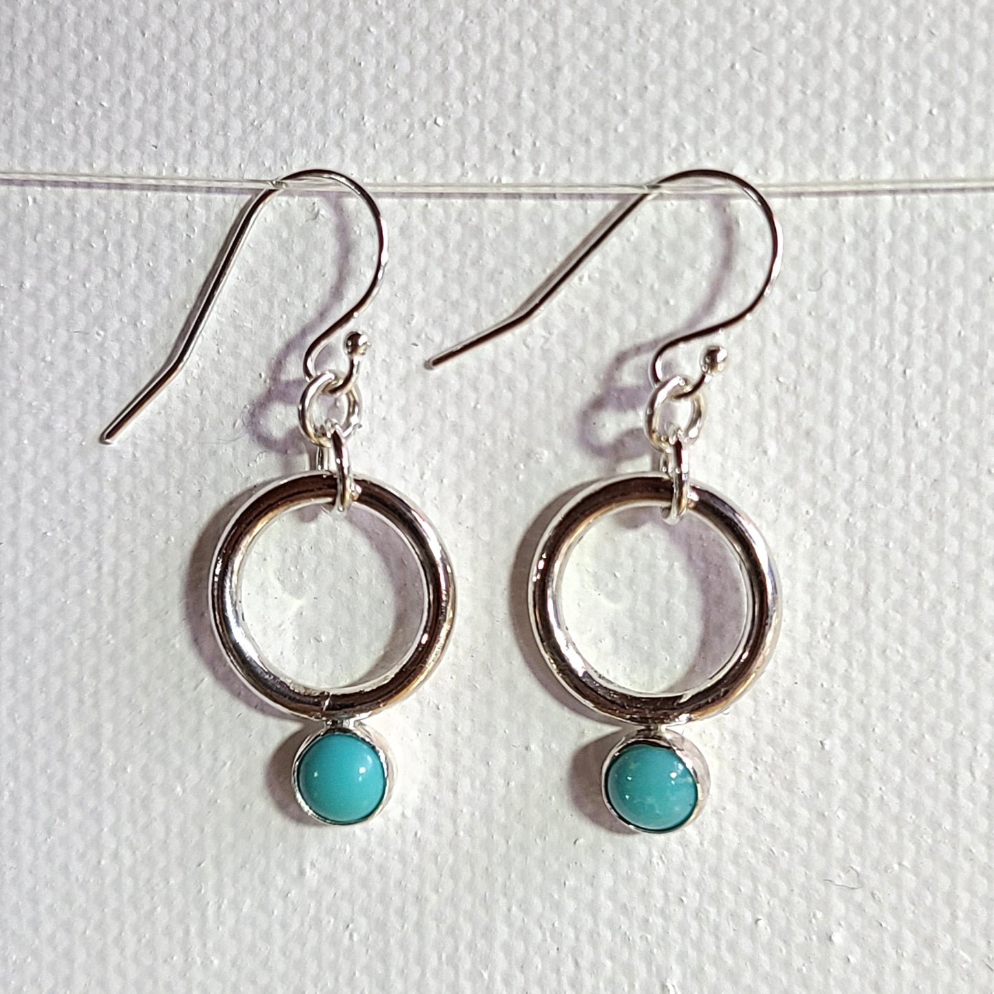 Sleeping Beauty Turquoise Earrings