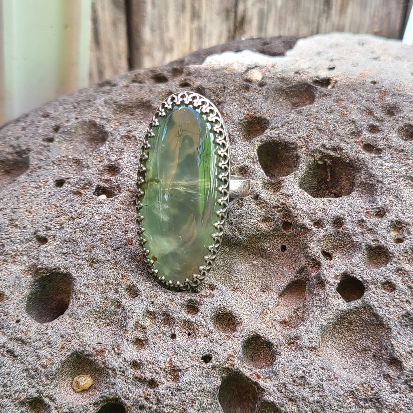 Moss Agate Ring