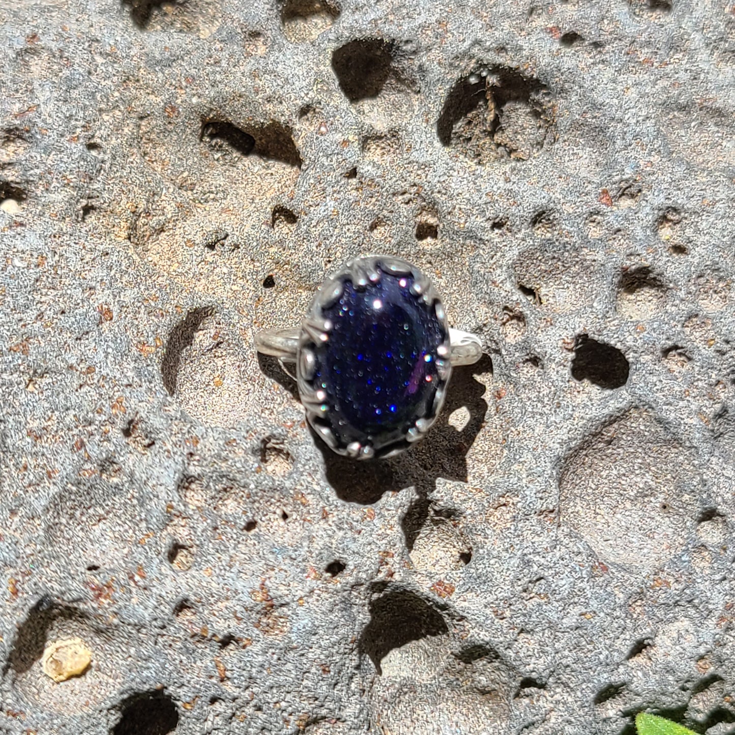 Blue Sun Sitara Ring