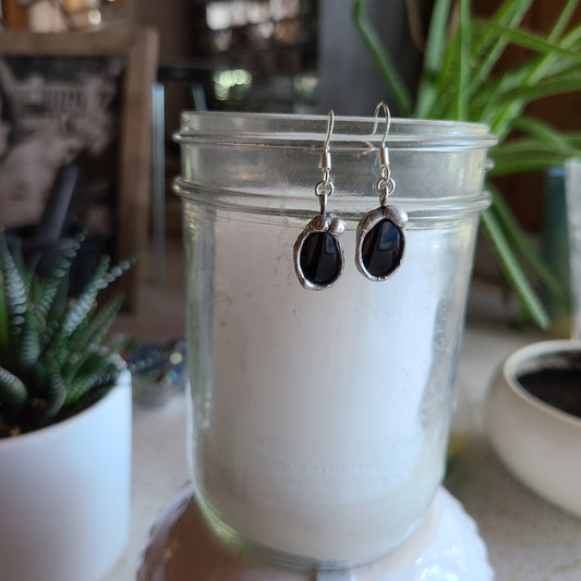 Black Mirror Earrings