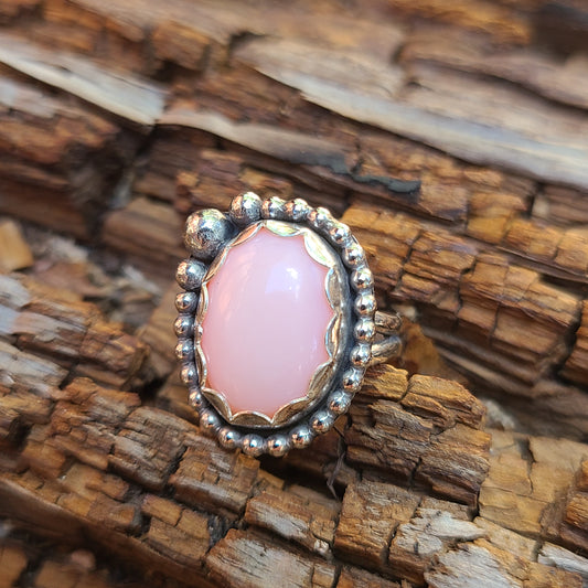 Pink Opal Ring