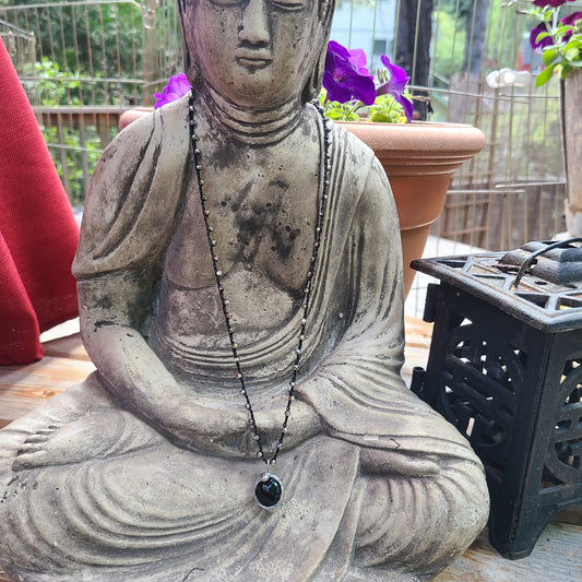 Black Nugget Necklace