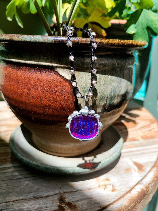Dichroic Glass Necklace