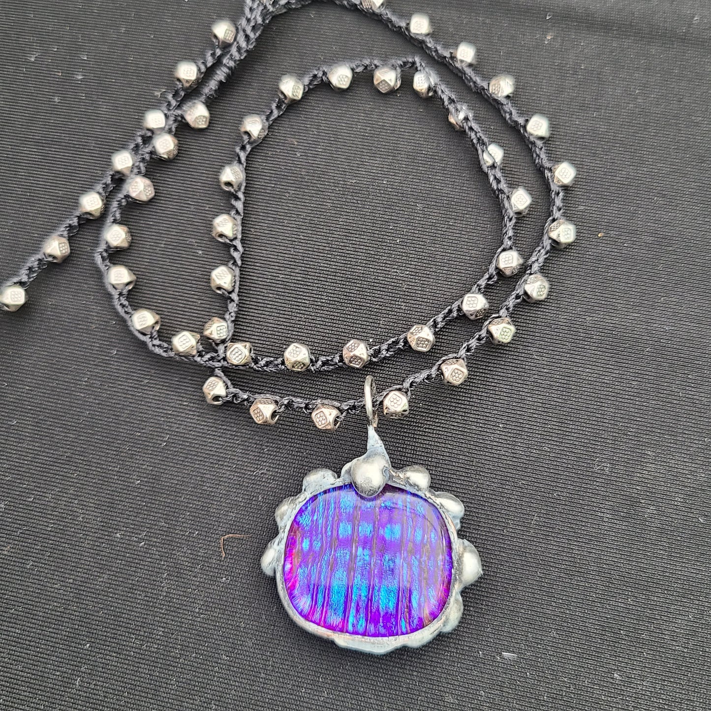 Dichroic Glass Necklace